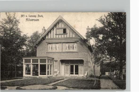 Hilversum V. Lennep Park, Verzenden, Voor 1920, Gelopen, Noord-Holland