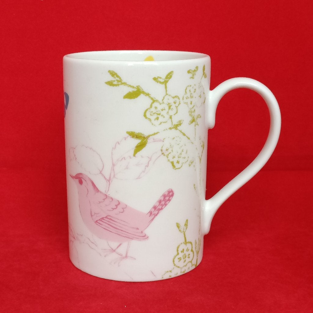 Portmeirion Dawn Chorus - beker met vogel en vlinder, Overige merken, Zo goed als nieuw, Overige stijlen, Porselein