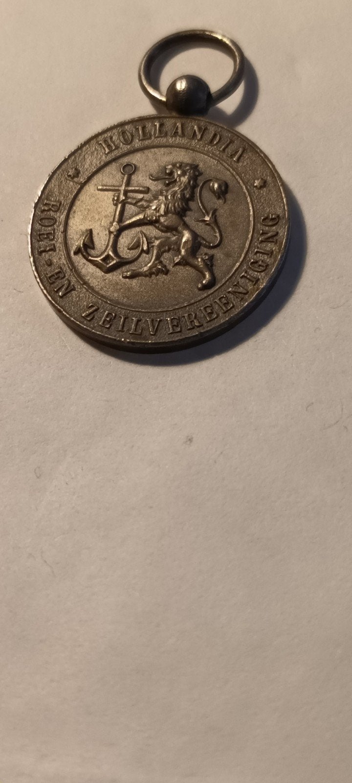 Oude Nederlandse Zilveren Medaille - Hollandia, Postzegels en Munten, Penningen en Medailles, Ophalen of Verzenden