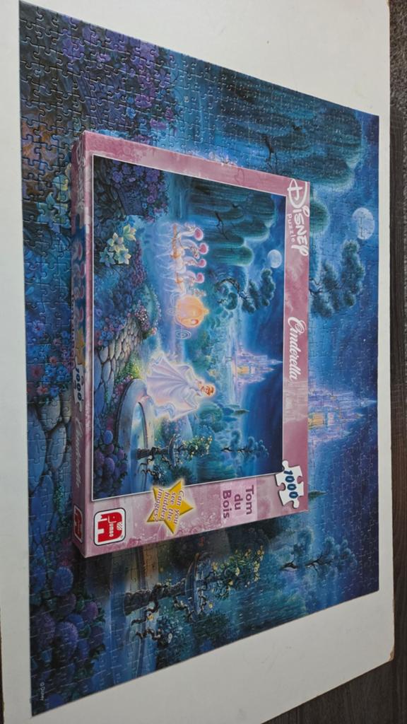 Disney puzzle 1000 stukjes jumbo, Ophalen of Verzenden, 500 t/m 1500 stukjes, Zo goed als nieuw
