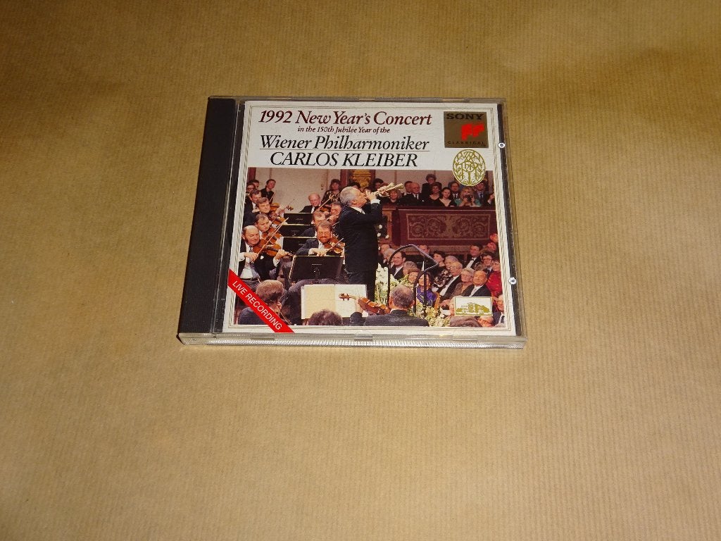 CD Carlos Kleiber Wiener Philharmoniker 1992 New Year Concer, Ophalen of Verzenden, Classicisme, Gebruikt, Kamermuziek