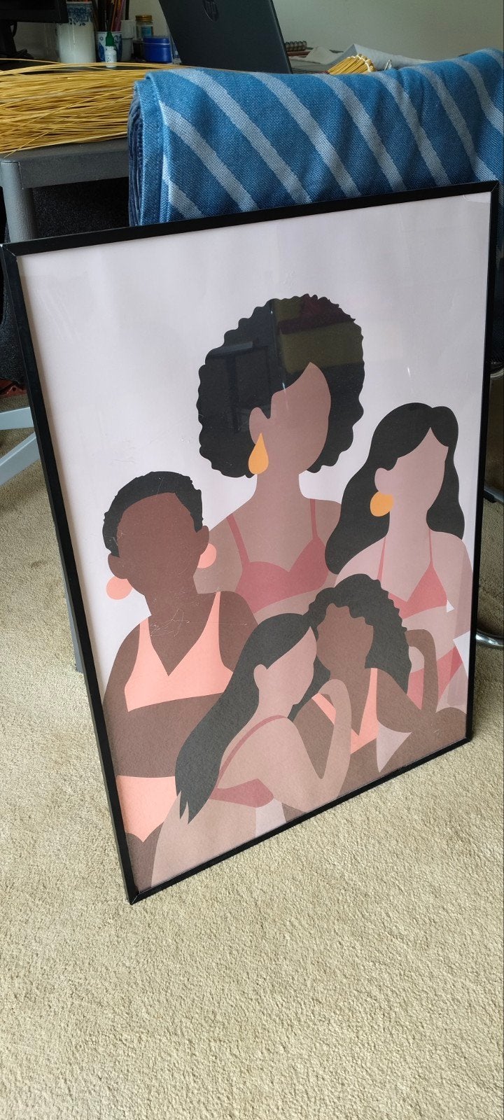 Twee fotolijsten 50x70, Huis en Inrichting, Ophalen, Gebruikt, Fotolijst