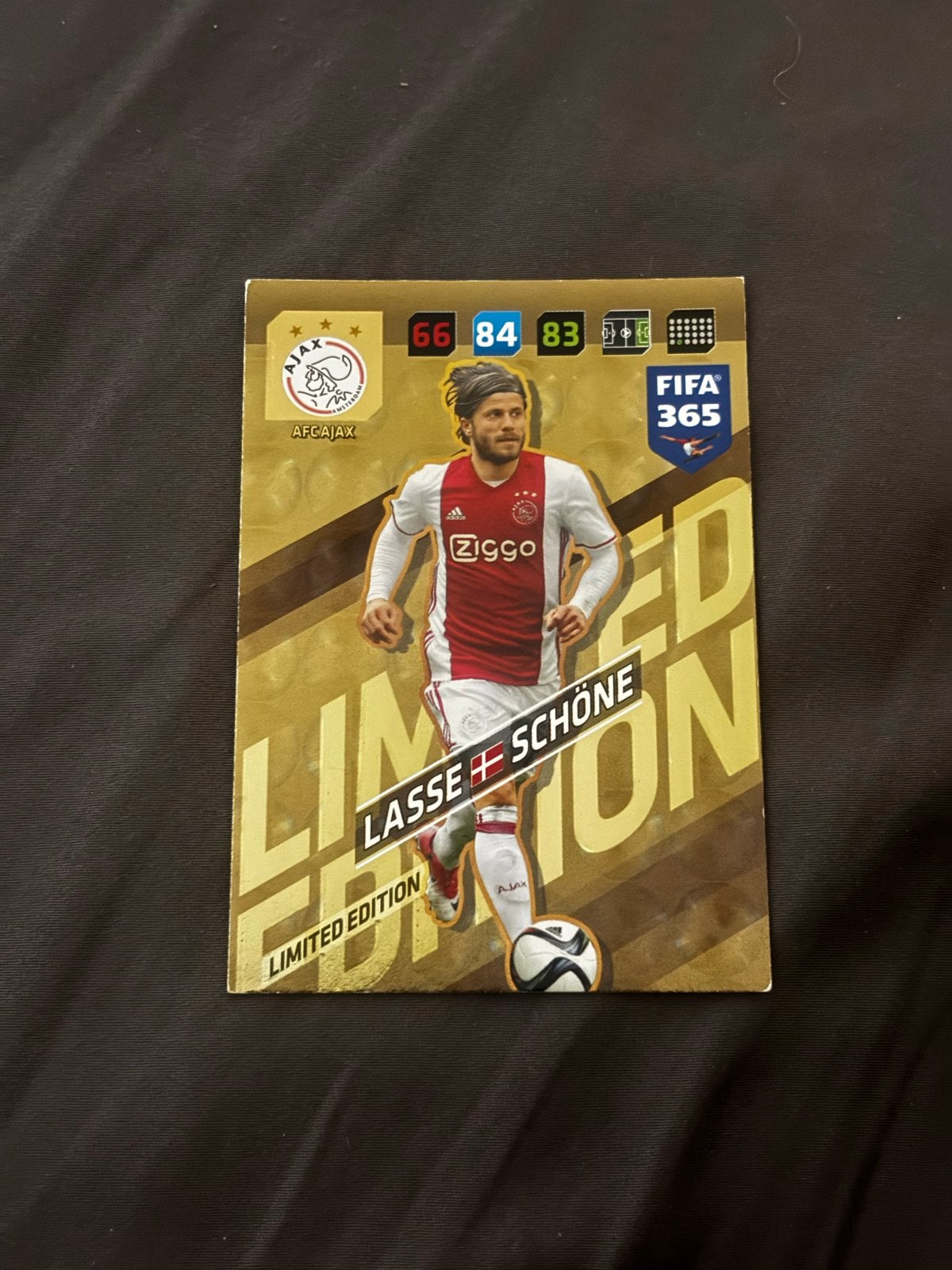 Lasse Schöne Limited Edition FIFA 365 Spelerskaart, Ophalen of Verzenden, Zo goed als nieuw, Ajax, Spelerskaart