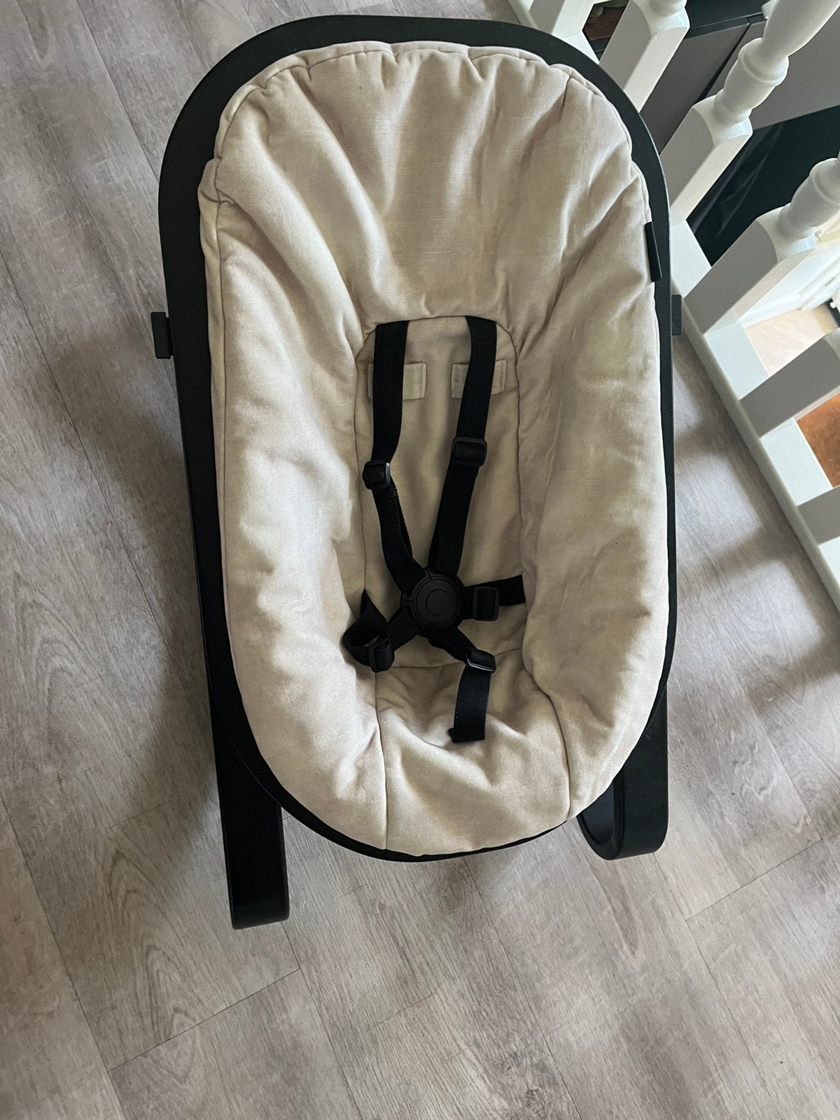 Kidsmill wipper wipstoel zwart + newborn bekleding velours, Ophalen of Verzenden, Zo goed als nieuw