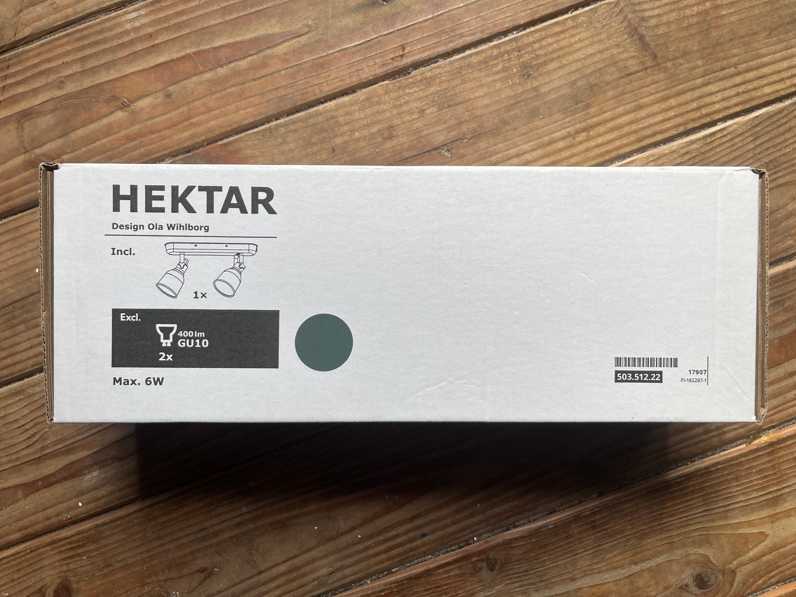 IKEA Hektar spotjes grijs - Nieuw in verpakking, Ophalen, Overige lichtbronnen, GU10, Nieuw