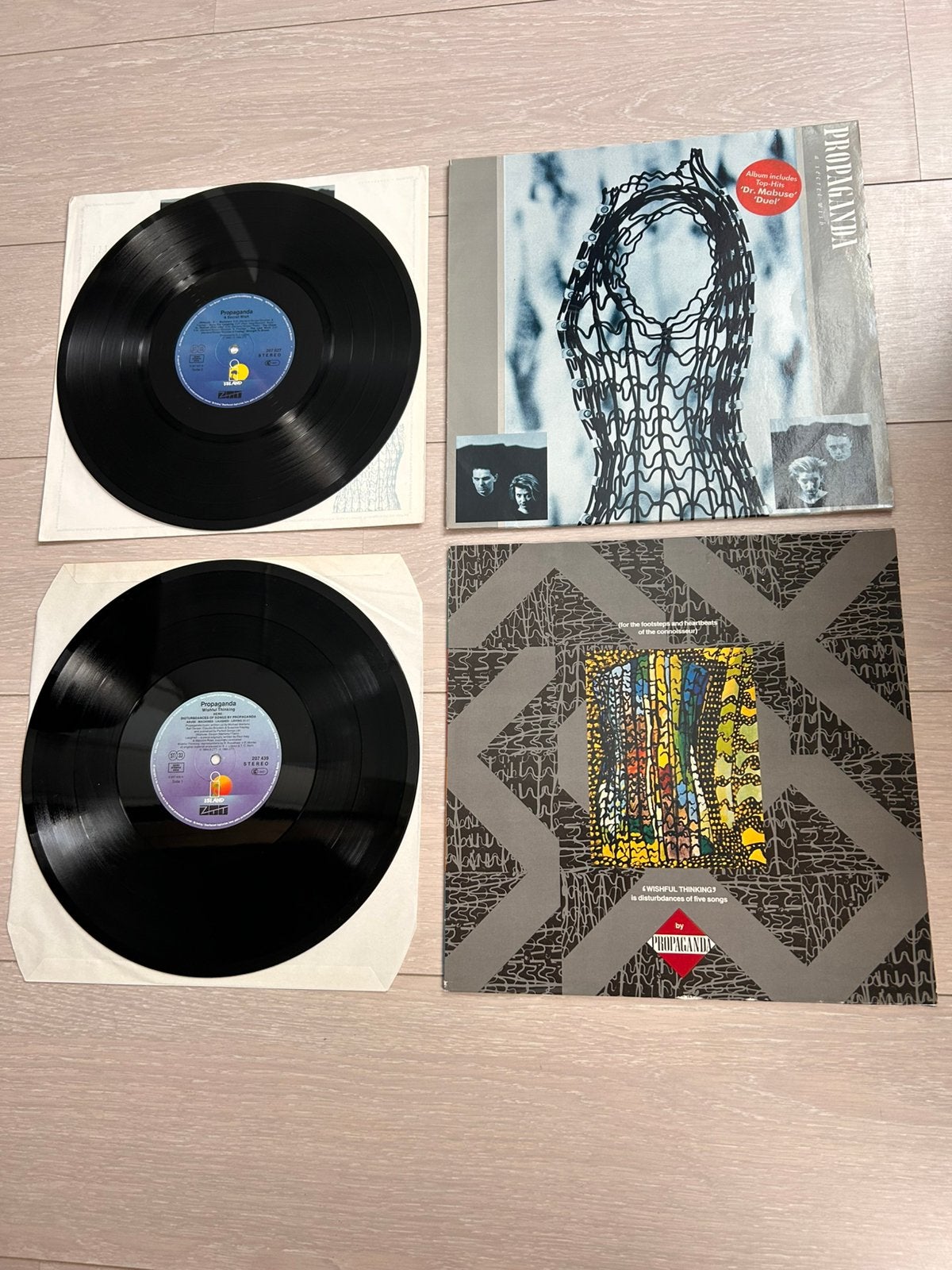 2x vintage LP Propaganda, Ophalen of Verzenden, Zo goed als nieuw