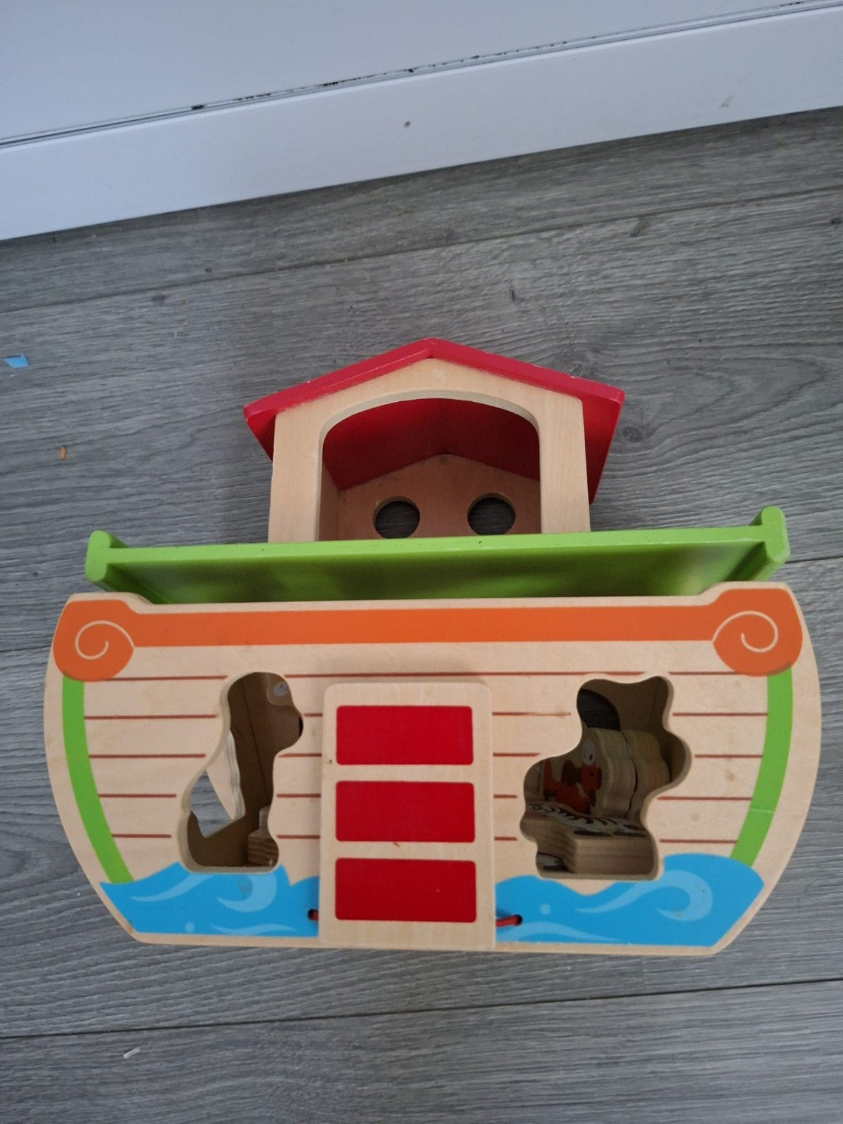 Insteek puzzel Ark van Noach, Kinderen en Baby's, Ophalen, Hout