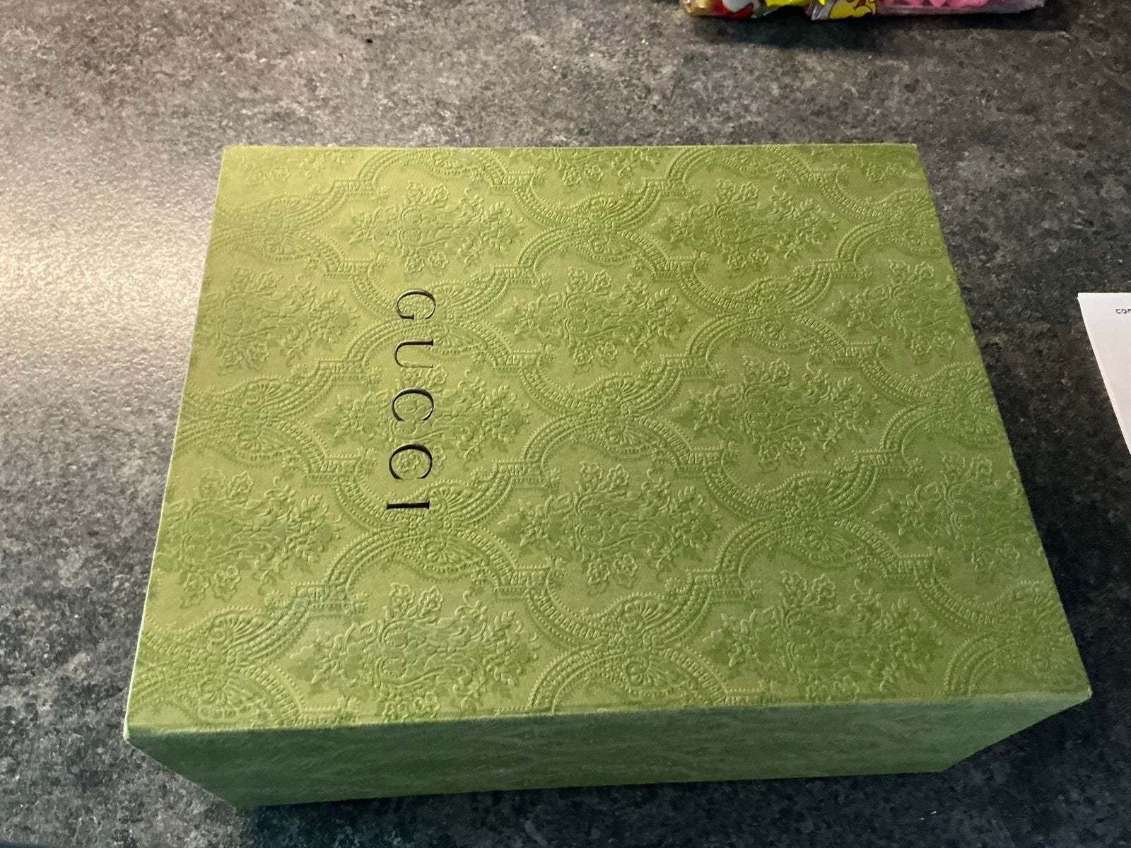 Gucci doos met stofzak., Kleding | Dames, Ophalen, Zo goed als nieuw