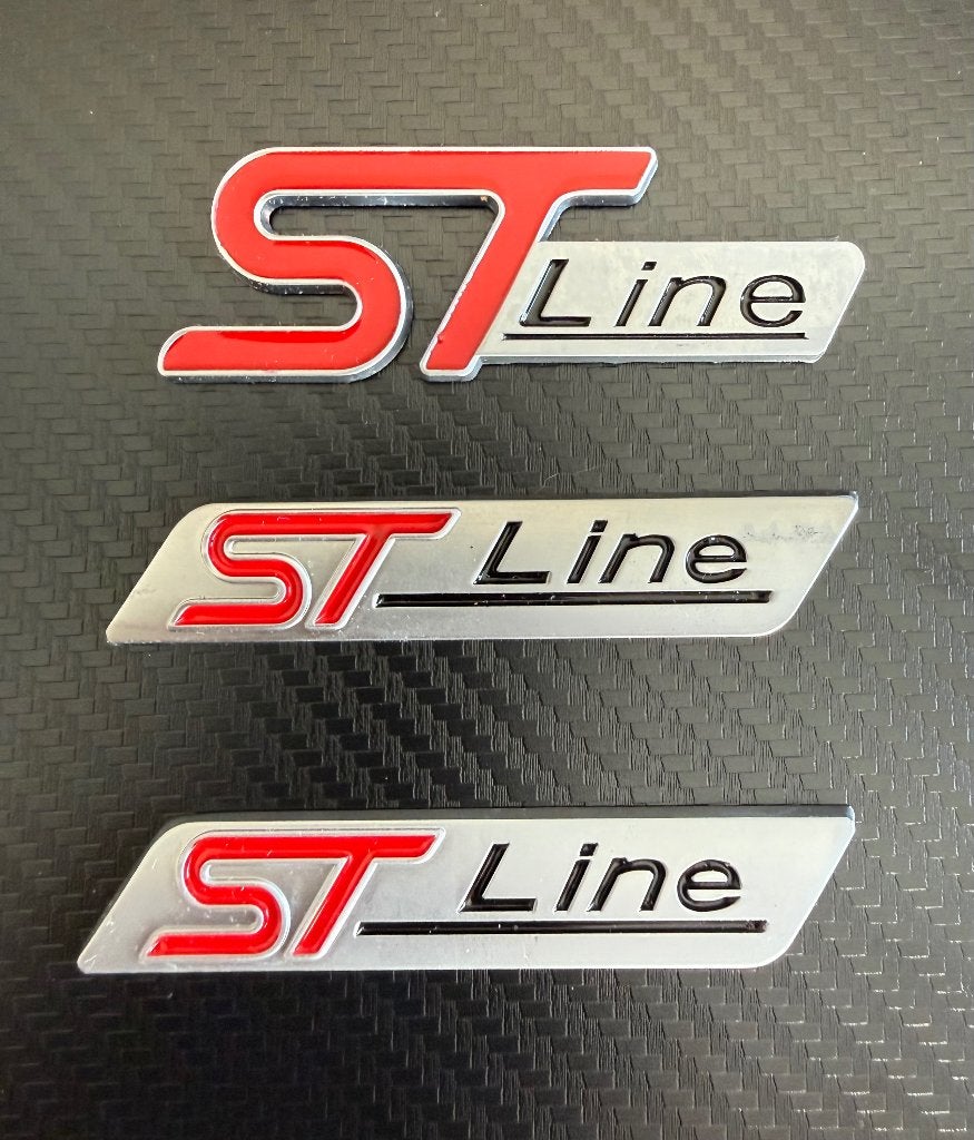 Ford ST-Line emblemen/badges 3stuks, Auto diversen, Ophalen of Verzenden