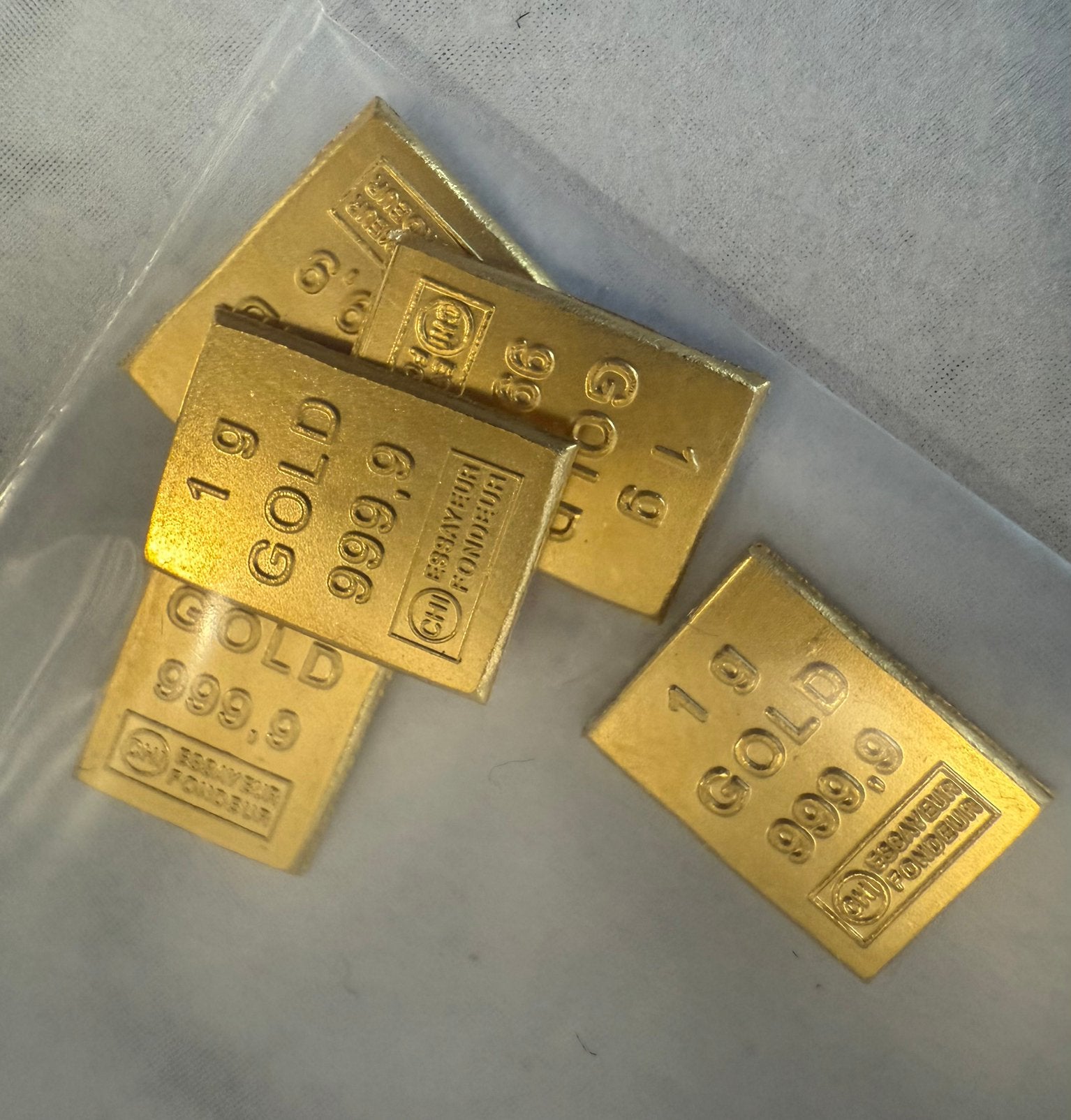 1 gram Goud baartjes / ESG / 9999 goud, Ophalen of Verzenden, Goud