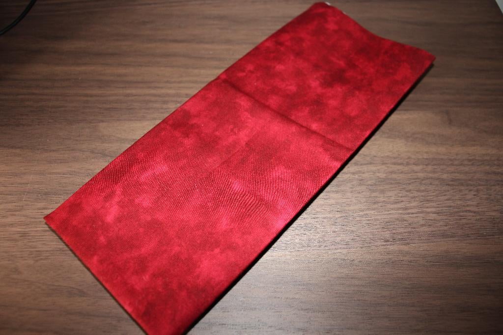 Quilt coupon 100% katoen stof - rood design #3919, Nieuw, Ophalen of Verzenden, 30 tot 120 cm, Katoen