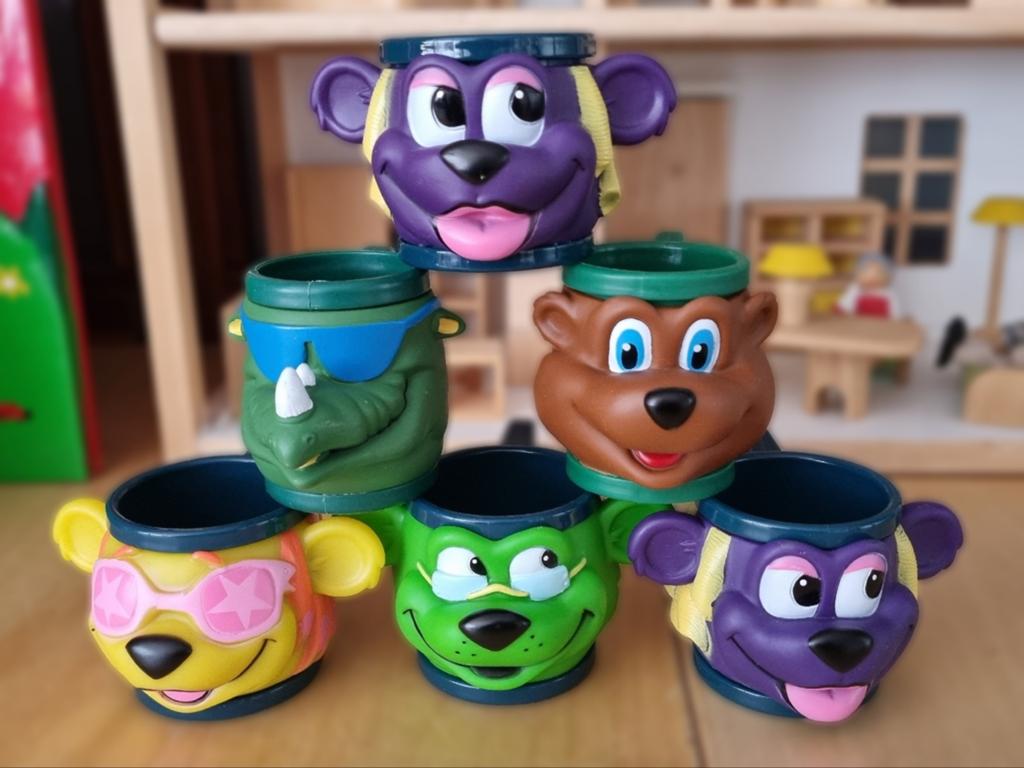 Leuke Dieren Bekers - Set van 6, Ophalen, Gebruikt, Jongen of Meisje