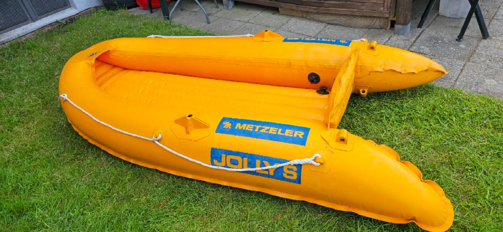 Metzeler Jolly S opblaasboot met peddels, Ophalen, Gebruikt, Motor en Techniek, Motorboot