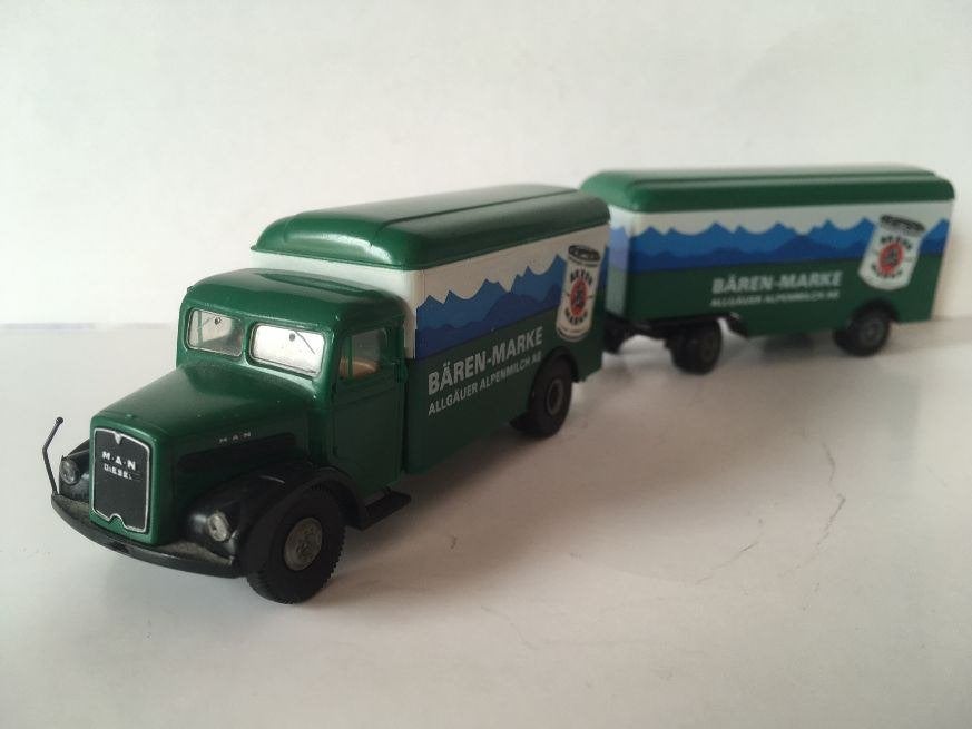 MAN modelauto 1:87 van Brekina, Ophalen of Verzenden, Zo goed als nieuw, Bus of Vrachtwagen, Brekina