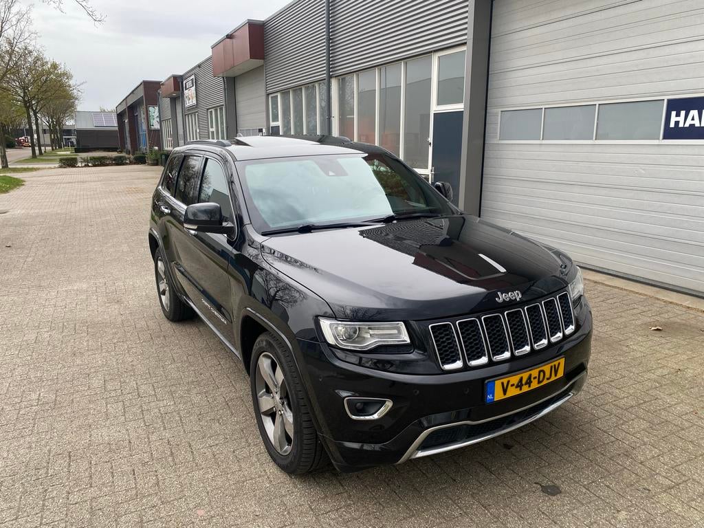 Jeep Grand Cherokee 3.0 CRD Overland, Auto's, Zwart, Leder, Vierwielaandrijving, Te koop