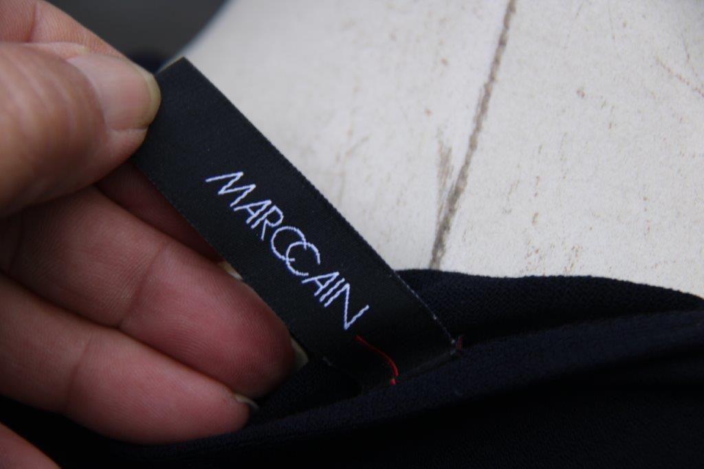 Top donkerblauw/ zwart Marccain mt N3 (M-38) Vaste prijs, Maat 38/40 (M), Verzenden, Zwart, Zo goed als nieuw