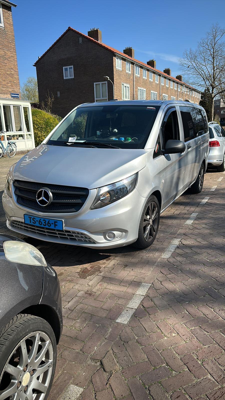 Mercedes-Benz Vito 2.1 114 CDI L Tourer AUT 2017 Grijs, Automaat, 2000 kg, Start-stop-systeem, Diesel