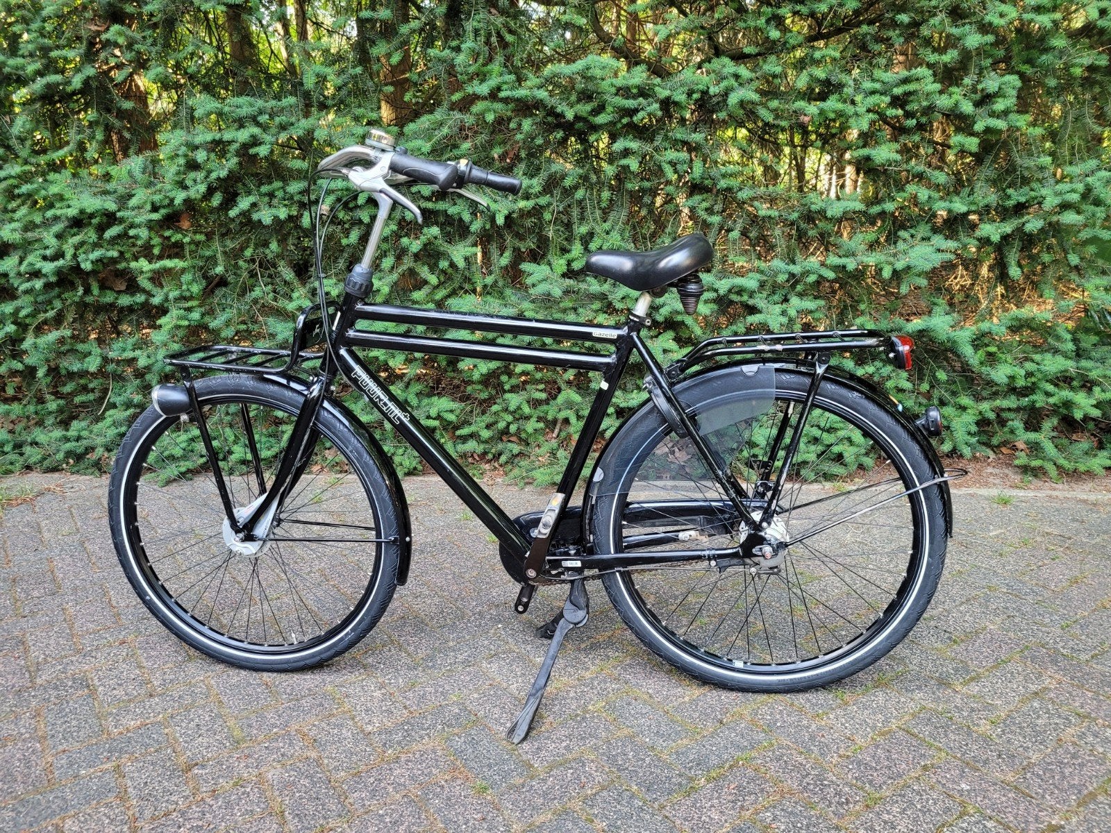 Gazelle Puur Transportfiets Zwart, 57 tot 61 cm, Ophalen, Gazelle, Versnellingen