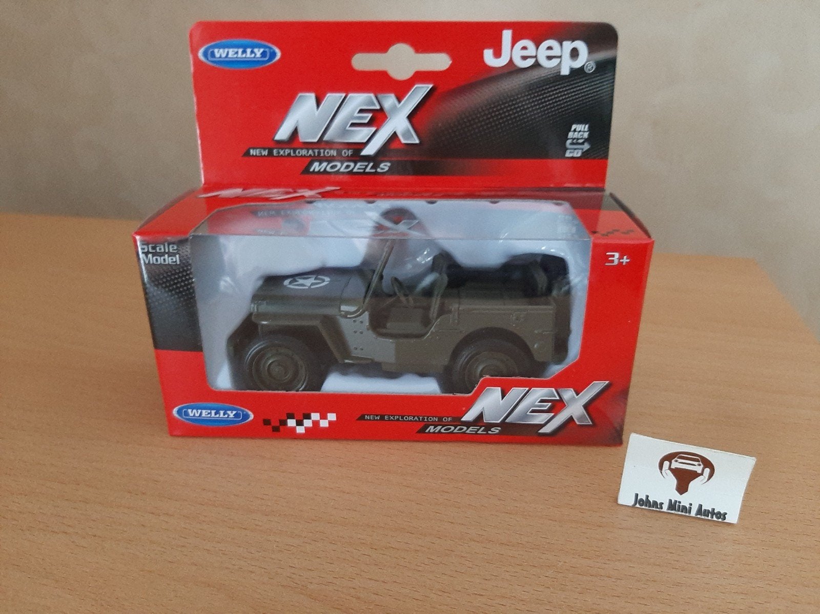 Willys Jeep 1941 van Welly 1:32, Overige merken, Auto, Nieuw, Ophalen of Verzenden