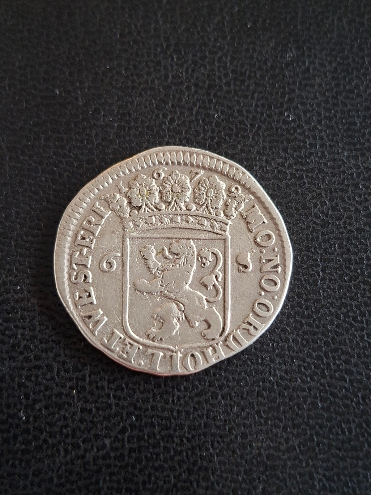 scheepjesschelling 1679/7 holland west friesland zilver, Postzegels en Munten, Vóór koninkrijk, Zilver, Losse munt, Overige waardes