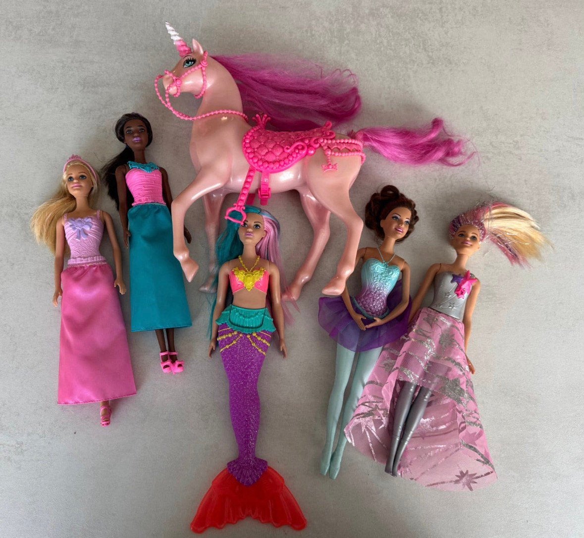 Barbie prinsessen set, Ophalen of Verzenden, Gebruikt, Barbie
