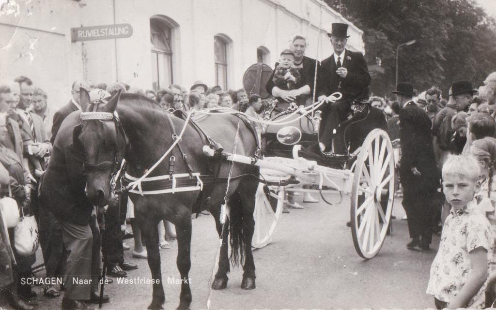 schagen westfriese markt, Ophalen of Verzenden, Voor 1920, Noord-Brabant