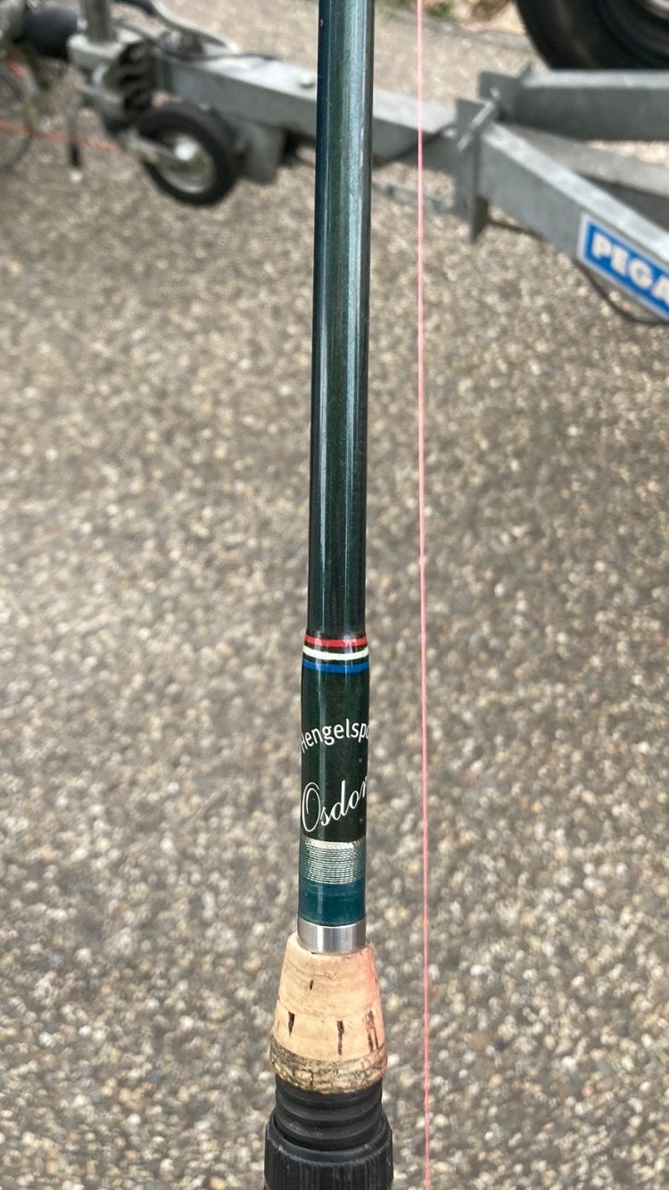 GEZOCHT! Hengelsport Osdorp verticaal hengel baitcaster, Ophalen, Zo goed als nieuw, Werphengel