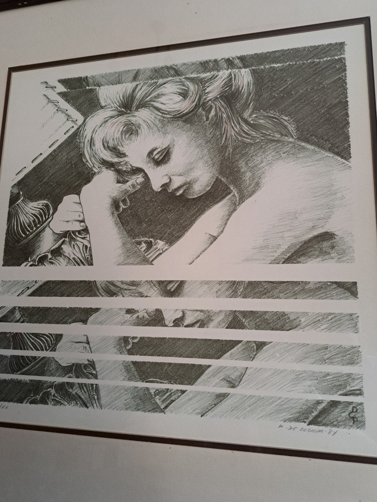 prachtige litho Paul de Cocker 1984, Ophalen of Verzenden
