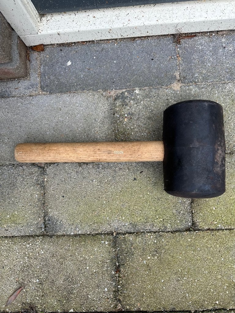 Rubberen tegelhamer, Ophalen of Verzenden, Zo goed als nieuw, Hamer, Overige merken