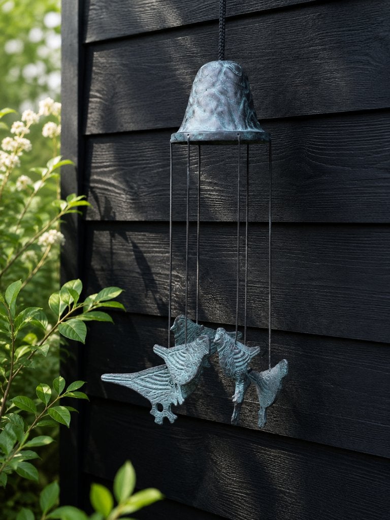windgong / brons / VOGELS