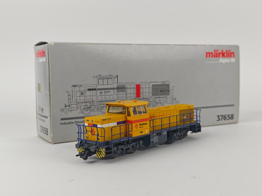 Märklin 37658 Strukton Diesellocomotief carin, Wisselstroom, Locomotief, Ophalen of Verzenden, Zo goed als nieuw