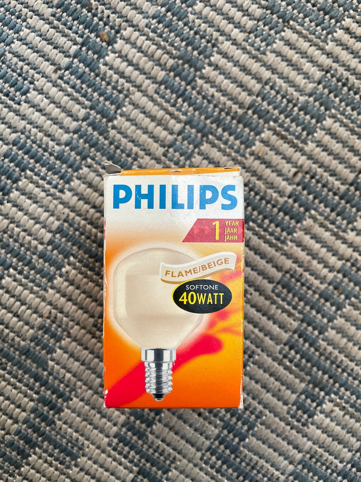 Philips Softone Flame/Beige 40W E27 gloeilamp, Ophalen, Beige, Philips, Nieuw