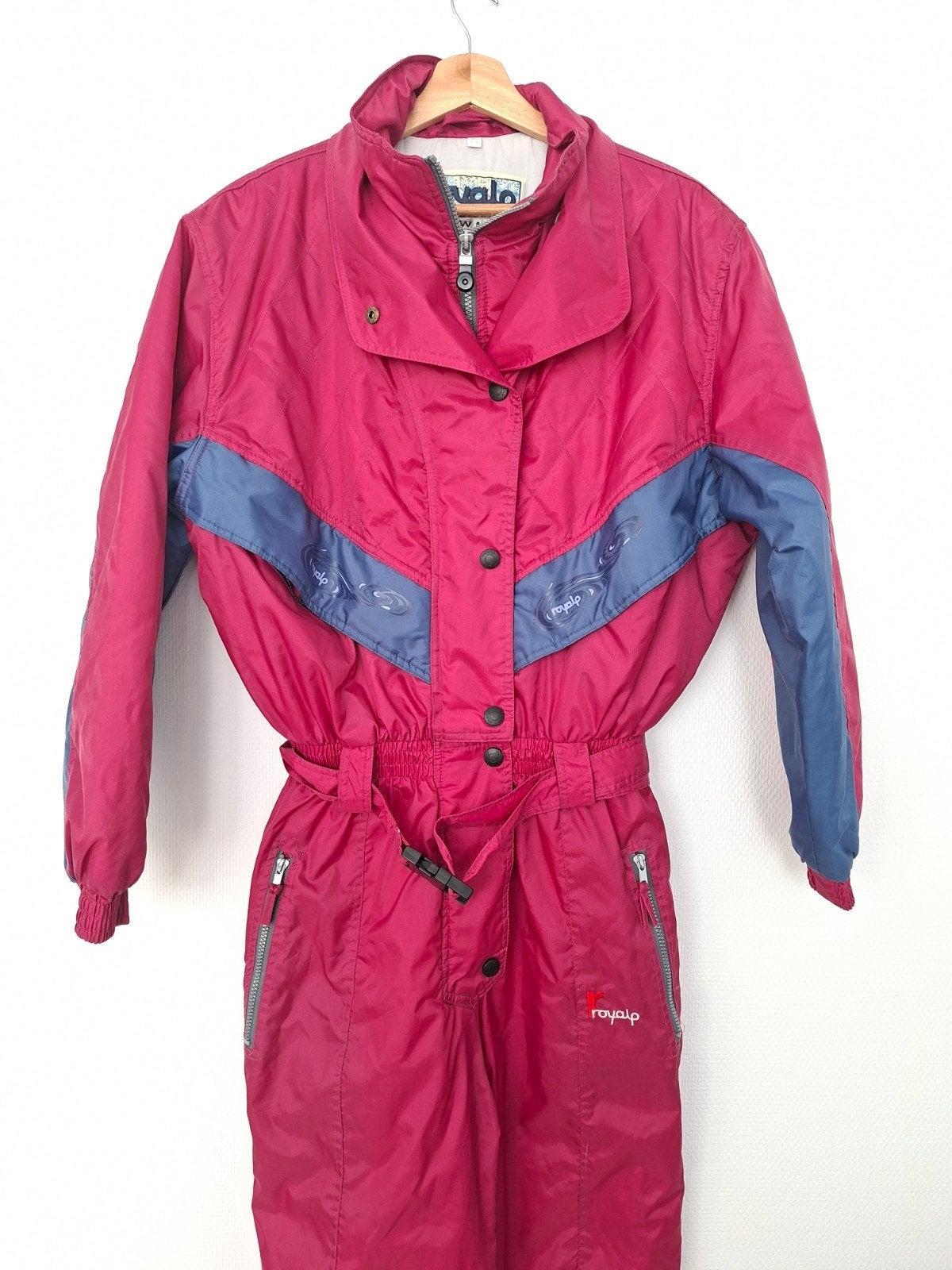 vintage skipak 44 retro fout après-ski carnaval klunen, Overige merken, 160 tot 180 cm, Ophalen of Verzenden, Zo goed als nieuw
