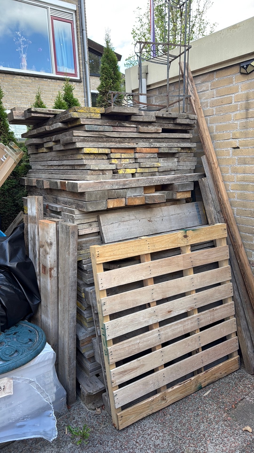 Gratis grote partij houten planken, Doe-het-zelf en Verbouw, Hout en Planken, Ophalen, 25 tot 50 mm, Plank, Minder dan 200 cm