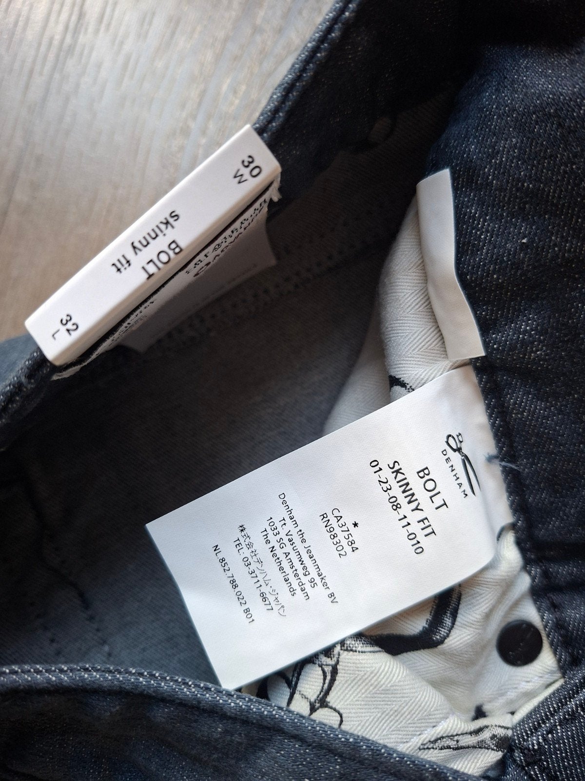 DENHAM Bolt skinny fit jeans W30 L32 3 voor €149,95, Blauw, Nieuw, W32 (confectie 46) of kleiner, Ophalen of Verzenden