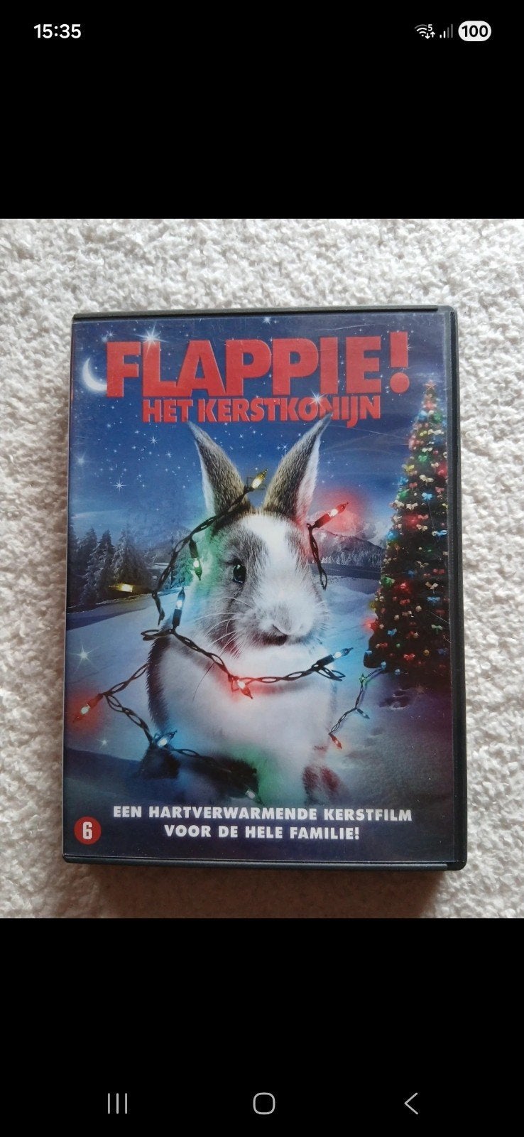 Flappie het kerstkonijn DVD (alleen CONTANT), Ophalen, Overige genres, Zo goed als nieuw, Vanaf 6 jaar