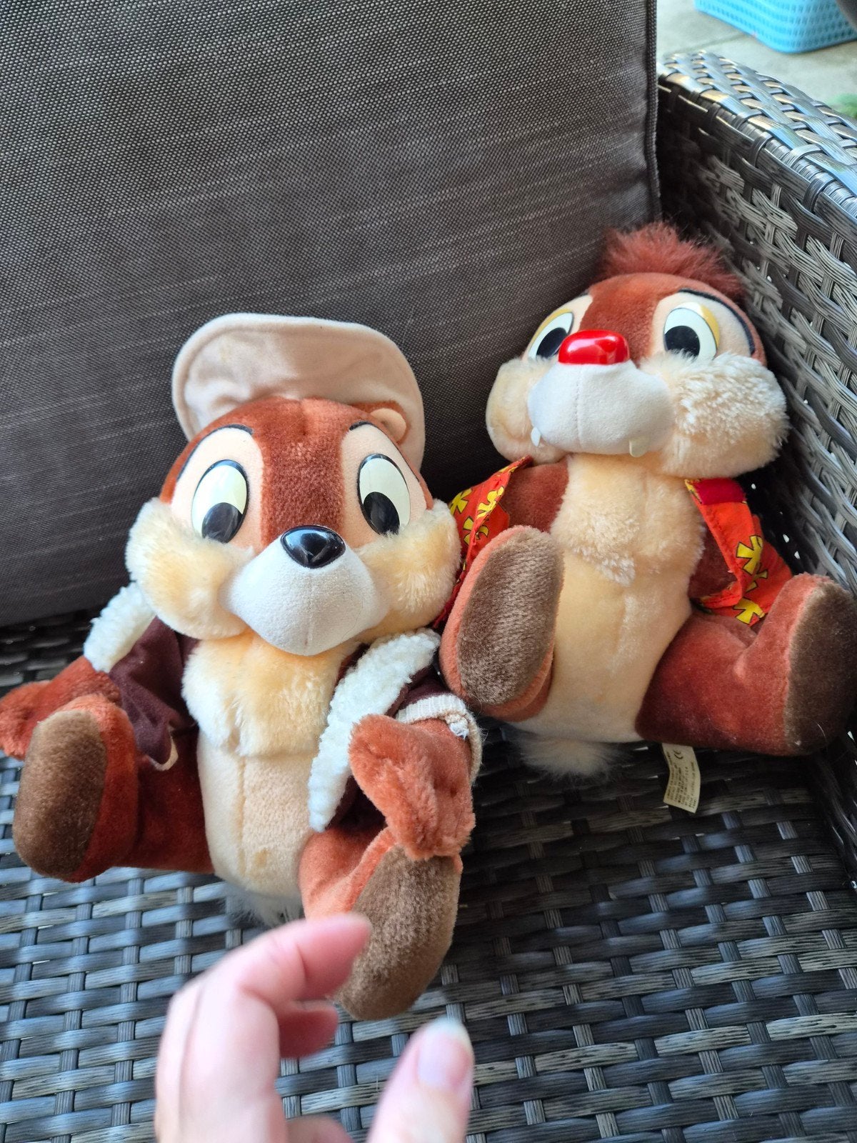 Knabbel en Babbel knuffels - Euro Disney, Disney, Overige typen, Ophalen of Verzenden, Middelgroot (20 tot 80 cm)