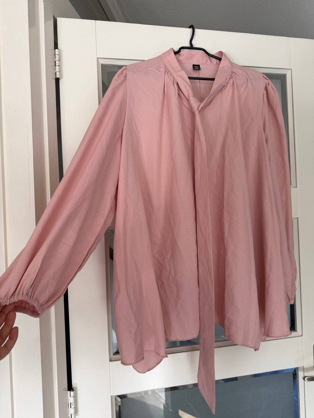 Roze blouse met strikdetail - Shein Curve 2XL, Ophalen of Verzenden, Nieuw, Maat 46/48 (XL) of groter, Roze