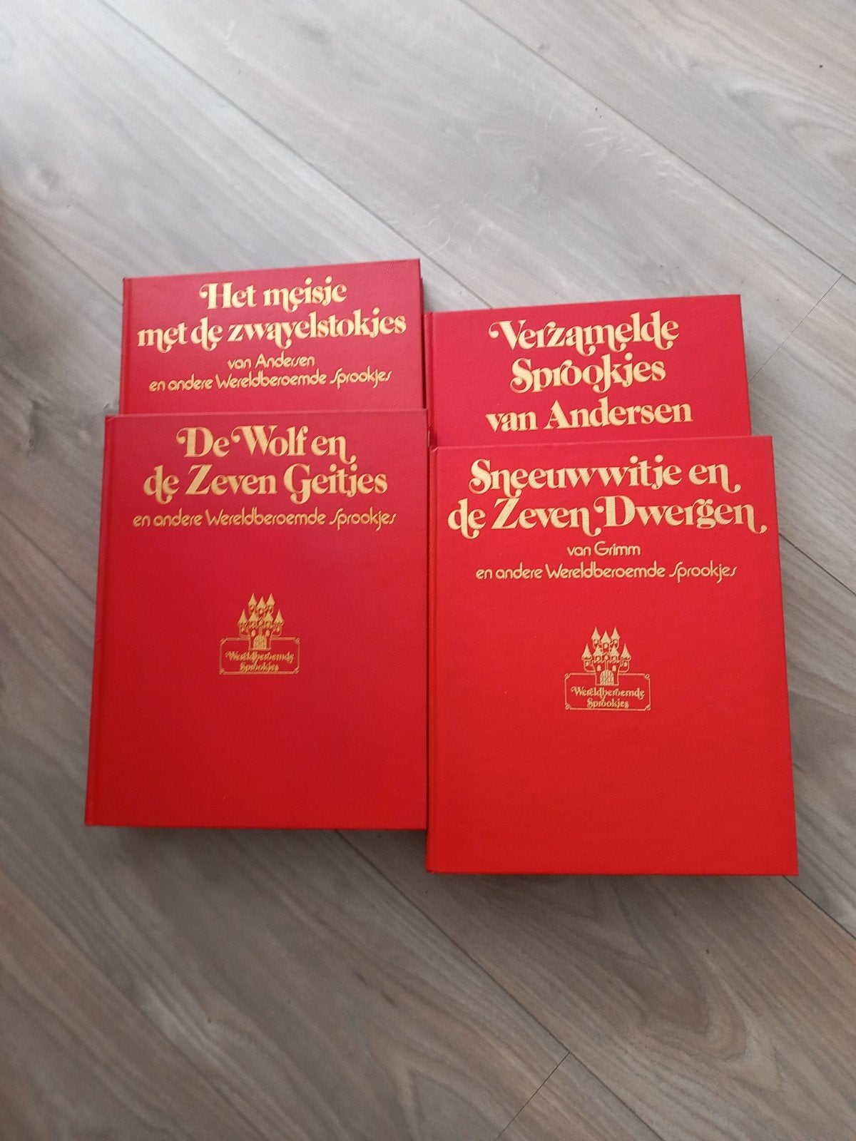 Wereldberoemde Sprookjes Boeken - 4-delige set, Boeken, Sprookjes en Fabels, Ophalen, Gelezen, Hans Christian Andersen, Gebroeders Grimm