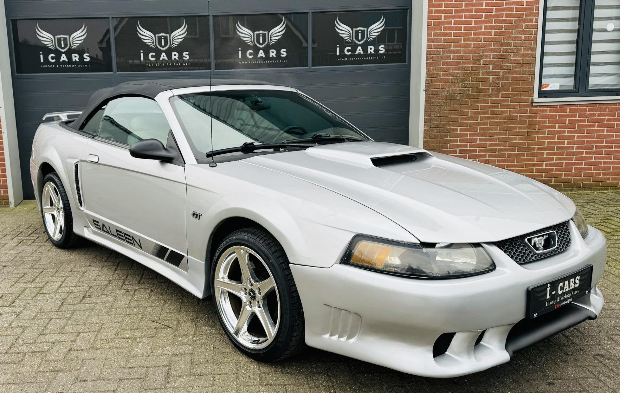Ford USA Mustang 4.6 GT V8 Convertible GT + SALEEN(PAKKET), Auto's, Automaat, Achterwielaandrijving, Huisgarantie, 4 stoelen