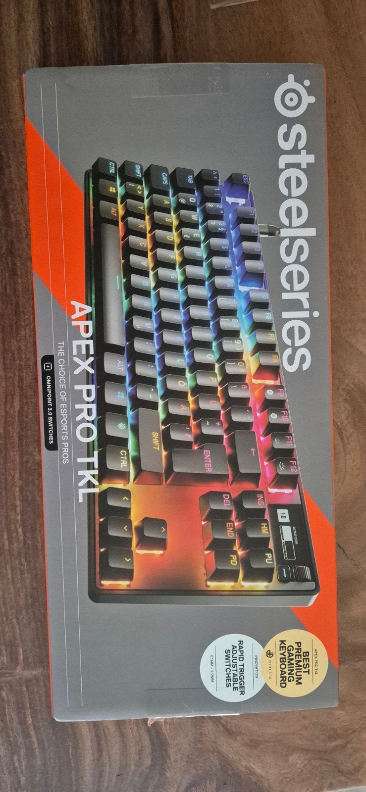 NIEUW SteelSeries Apex Pro TKL Gaming toetsenbord, Computers en Software, Toetsenborden, Verlichte toetsen, Nieuw, Ophalen of Verzenden