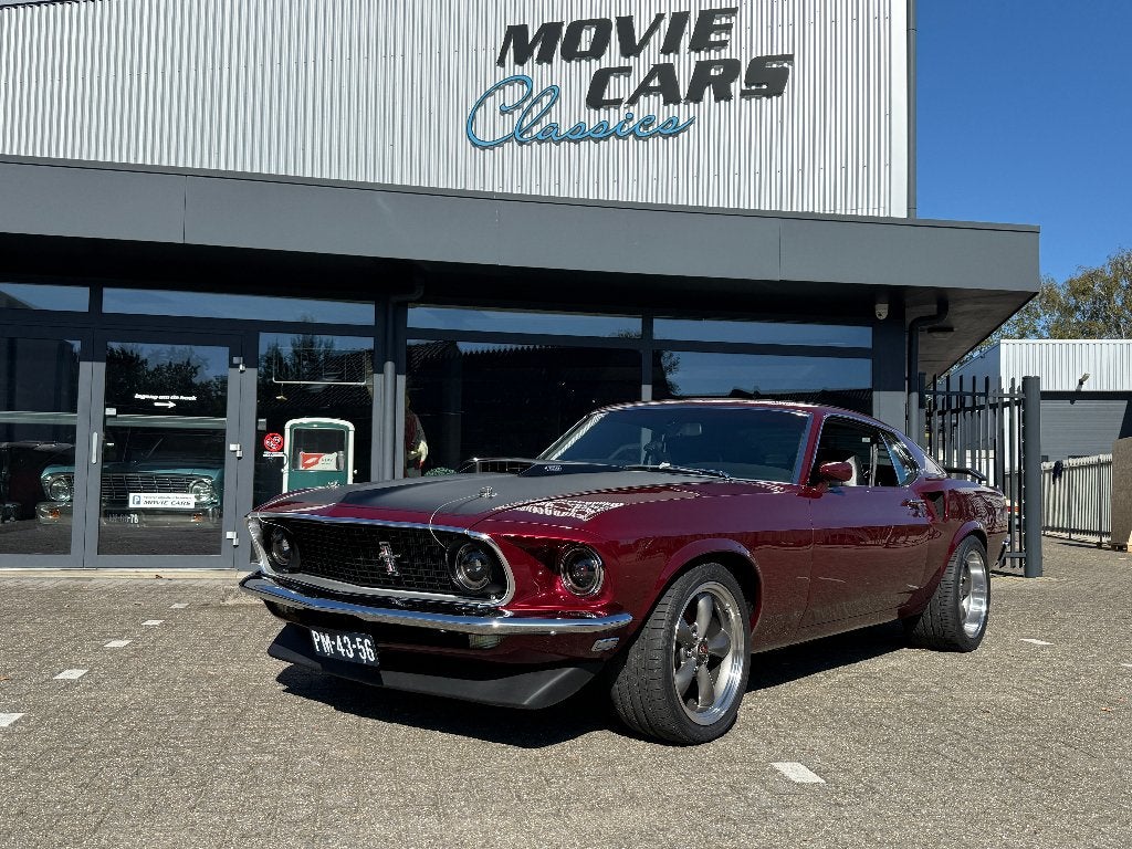 Ford Mustang Fastback 1969, Zwart, 6500 cc, Bedrijf, Handgeschakeld