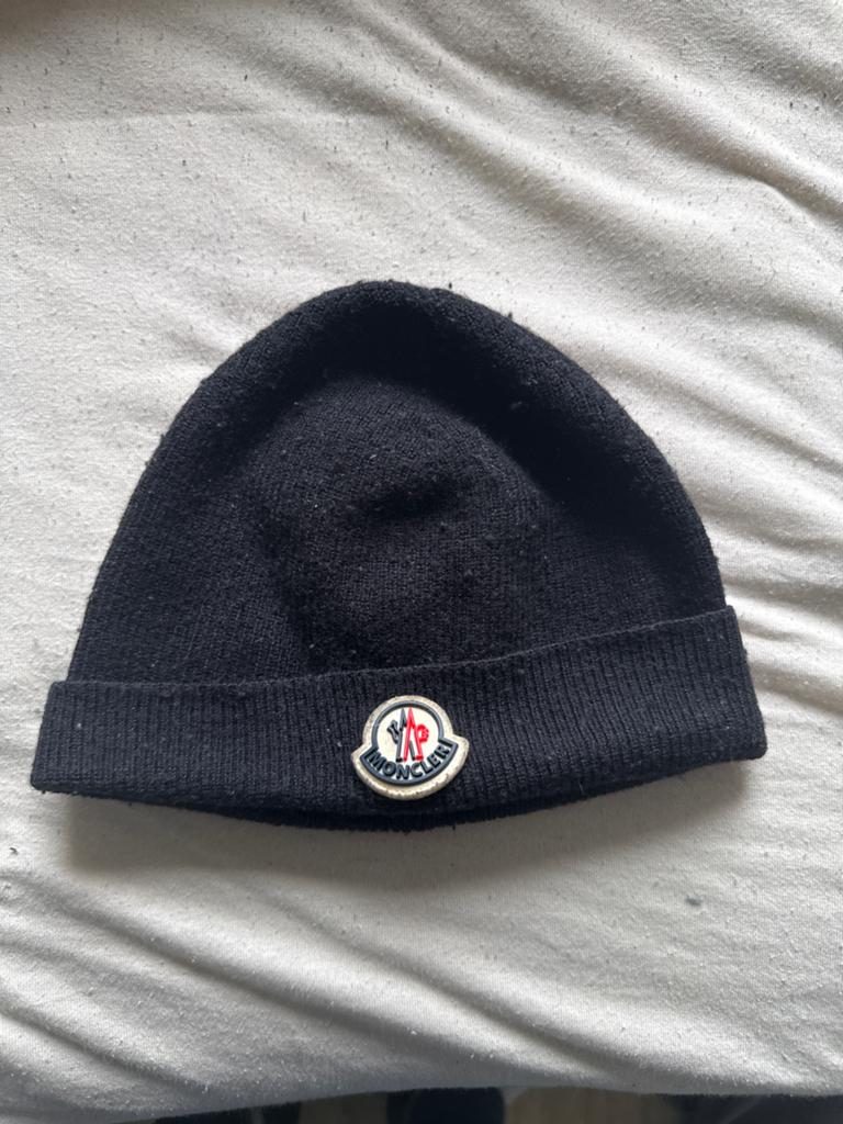 Moncler Muts Zwart - Gedragen, Ophalen, Gedragen, One size fits all, Hoed