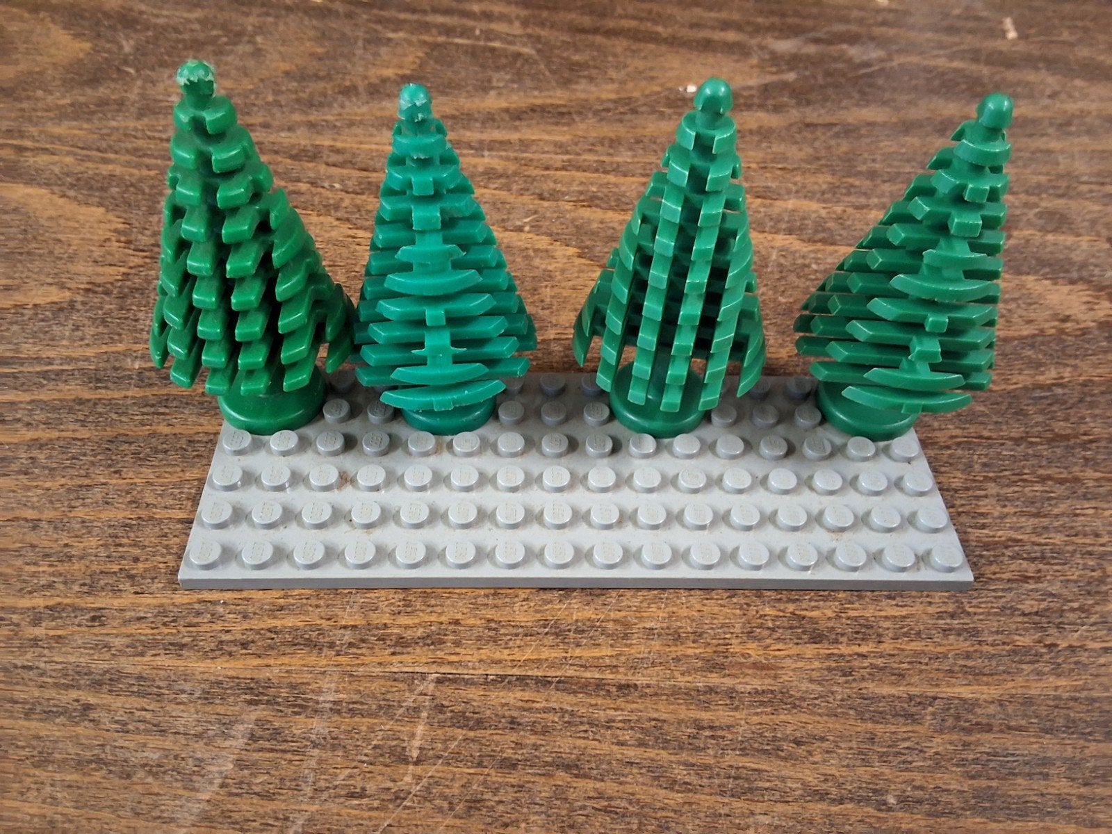 4x LEGO Dennenboom Groot - Groene Bomen voor Bouwwerken, Ophalen of Verzenden