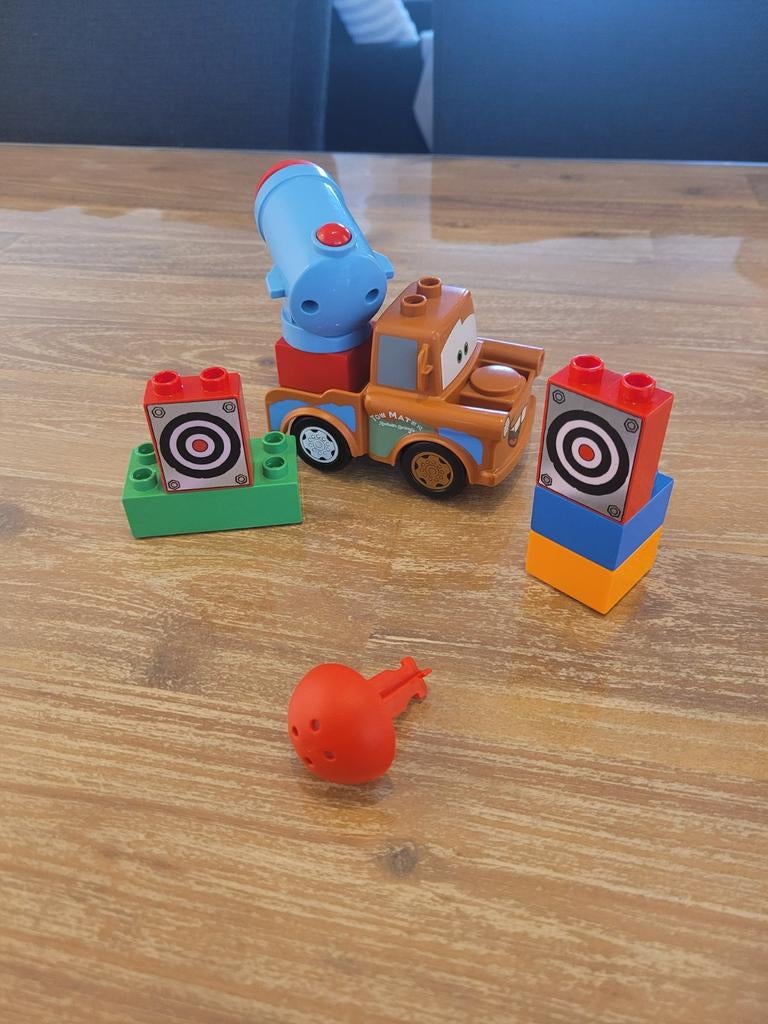 LEGO Duplo Cars Takel en zijn schiettraining 5817 compleet, Ophalen of Verzenden
