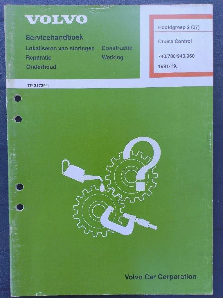 Volvo 700 + 900 Serie dealer werkplaatsboek Cruise Control, Boeken, Auto's | Boeken, Ophalen of Verzenden, Gelezen, Volvo