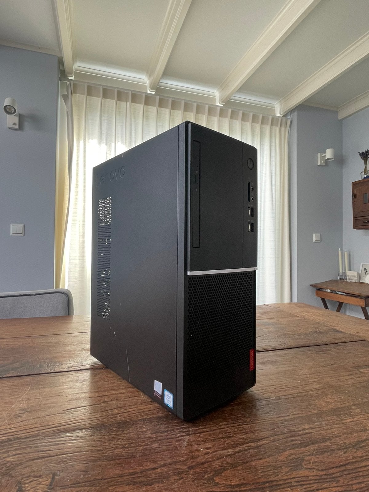 Lenovo V520 tower | i3-7100 | 8GB | 256GB SSD | Win11 | DVD, 256 GB, 8 GB, Ophalen of Verzenden, Zo goed als nieuw