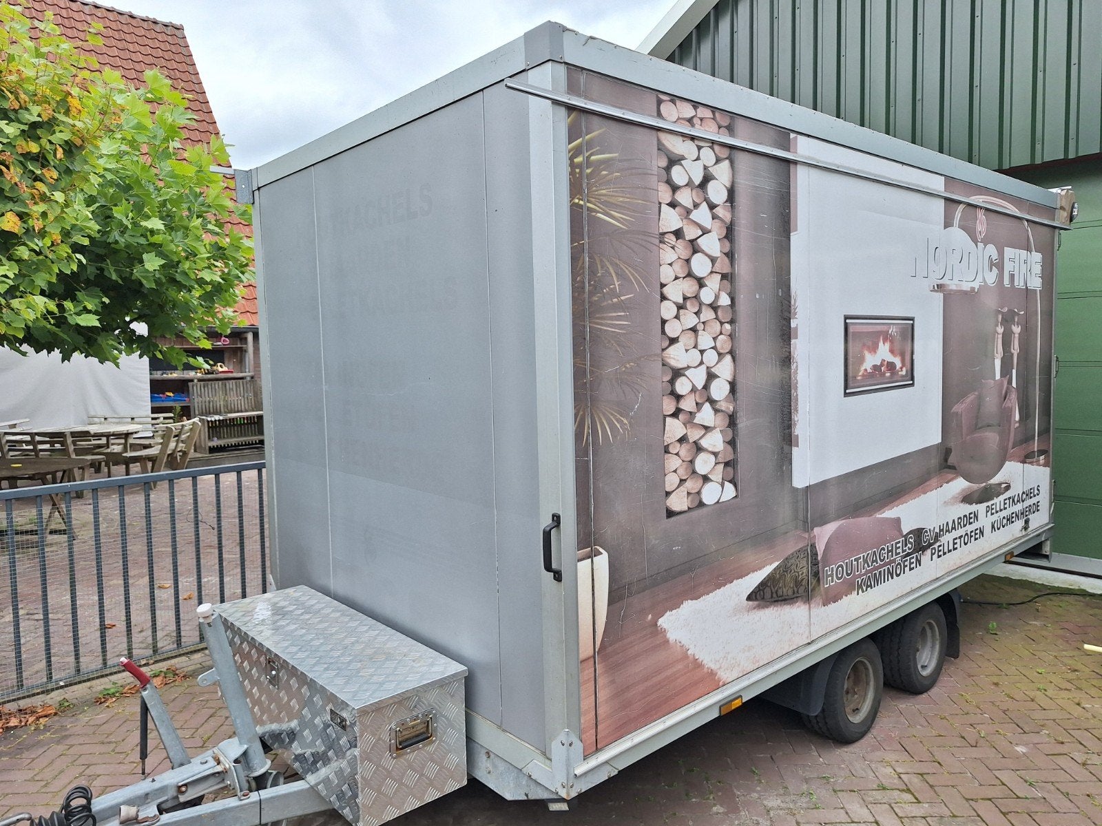 Unieke Humbaur multifunctionele caravan/aanhanger Footruck, Ophalen, Gebruikt