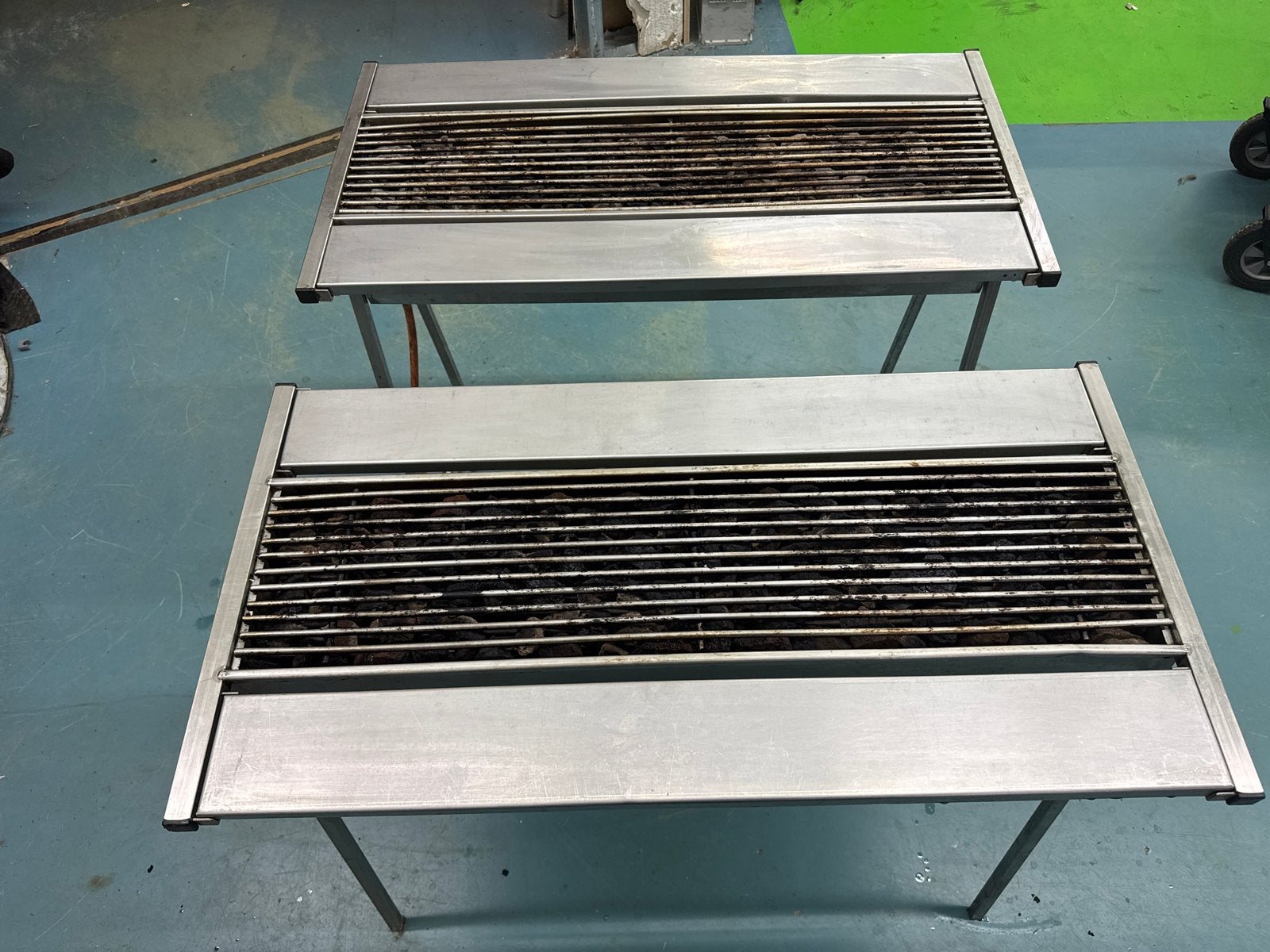 Boudrie Professionele RVS Gasbarbecues (2 stuks), Ophalen, Gebruikt
