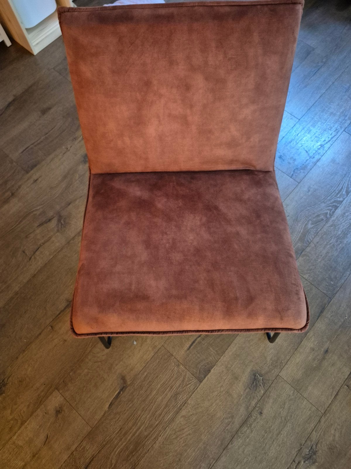 2keeer Zo goed als nieuwe fauteuil James - Velvet Roest, Ophalen, Zo goed als nieuw, Stof